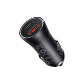 Baseus Golden Contactor Max 60W USB-C + USB-A Dual-Port Car Charger