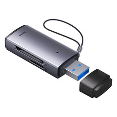 Baseus Lite Series Adapter SD / TF USB Card Reader-Dark Gray