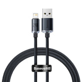 Baseus Crystal Shine Series USB-A to Lightning Charging Cable 1.2M Black
