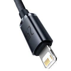 Baseus Crystal Shine Series USB-A to Lightning Charging Cable 2M Black