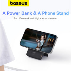 Baseus MagPro 5K 20W Wireless Charging Power Bank with Bracket