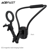 ACEFAST E32 Neck-Hanging Magnetic Phone Holder for POV Recording - Black