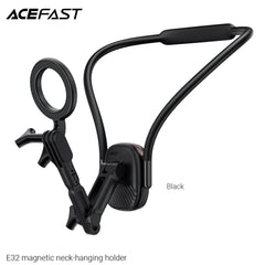 ACEFAST E32 Neck-Hanging Magnetic Phone Holder for POV Recording - Black