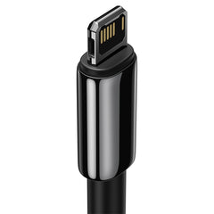 Baseus Tungsten Gold Fast Charging Data Cable USB to iP 2.4A Black