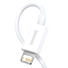 Baseus Superior Series USB-A to Lightning Charging Cable 0.25M White