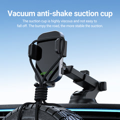 ACEFAST D53 15W Wireless Charging Car Phone Holder - Black