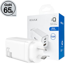 iQuick 3-Port Charger 65W (White)
