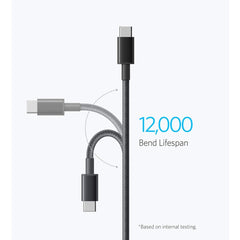 Anker Type-C to Type-C Charging Cable 60W 1M (Black) 2 Pack