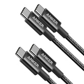 Anker Type-C to Type-C Charging Cable 60W 1M (Black) 2 Pack
