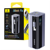 Baseus EnerGeek GR11 20000mAh 145W Laptop Fast-Charging Power Bank with Retractable USB-C Cable โ Space Grey