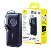 Baseus EnerCore CR11 10000mAh 45W Power Bank with Retractable Cable โ Cosmic Black
