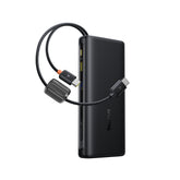 Baseus EnerFill FC41 Digital Display Power Bank with Dual Built-in USB-C Cables 25000mAh 140W - Cosmic Black