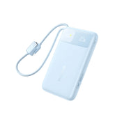 Baseus EnerFill FC11 Digital Display Power Bank with Dual Built-in Cables 10000mAh 22.5W - Beige