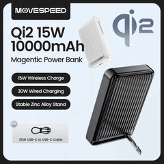 MOVESPEED Qi2 30W 10000mAh Magnetic Power Bank