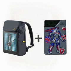 Bundle Box:Divoom Pixoo Backpack + Divoom Pixoo Backpack-M Innovative Smart LED Backpack Set
