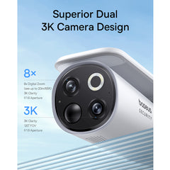 Baseus Security S1 Pro Kit Outdoor Dual Camera 2-Cam 3K-White