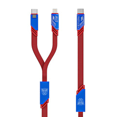 Transformers Braided Magnetic 2 in 1 Type-C Charging Cable 27W 1.2M