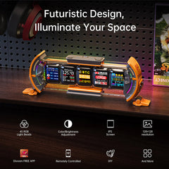 2-Lazy 2-Decide Bundle: Divoom Time Gate Yellow + Transformers TF-Y17 Bluetooth Speaker (Yellow)