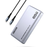 MOVESPEED 65W PD 20000mAh Portable Power Bank - Silver