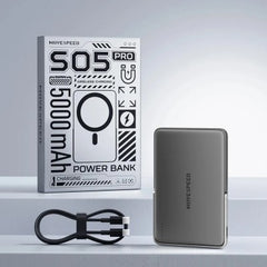 MOVE SPEED YSPBS05Pro Wireless Power Bank with Foldable Stand 5000mAh