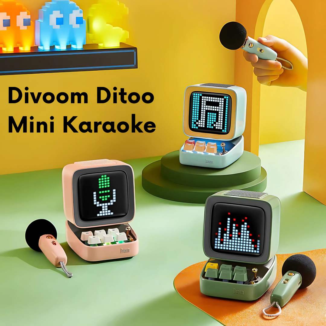 Wireless microphone and speaker set – portable audio gift for music lovers