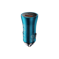 Baseus Golden Contactor Max 60W USB-C + USB-A Dual-Port Car Charger