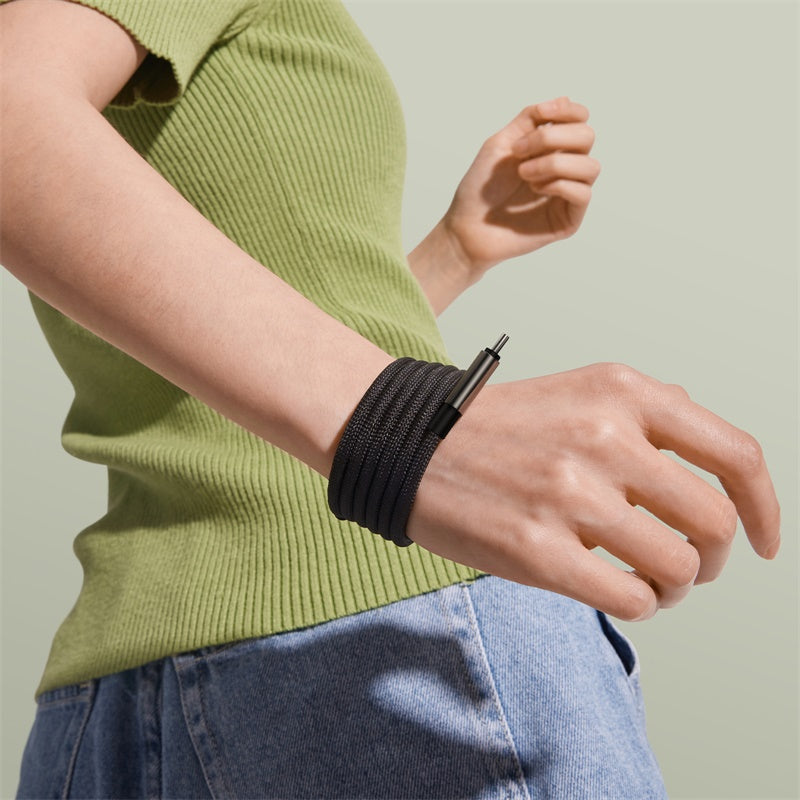 Baseus Tungsten Gold Magnetic Charging Cable Cluster Black