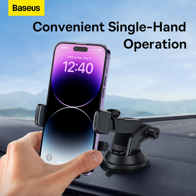 Baseus Ultra Control Pro Series Car Mount Set-Cluster Black