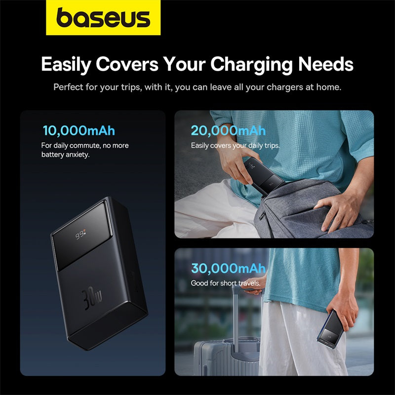 Baseus Star-Lord 10K 30W Digital Display 4-Port Power Bank