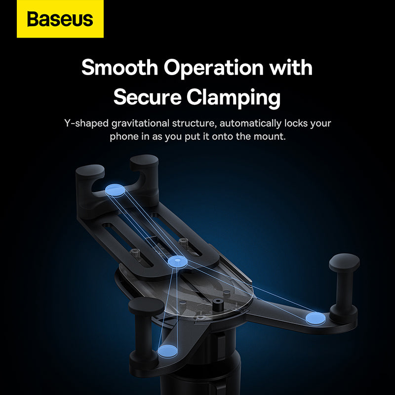 Baseus Stable Gravitational Wireless Charging Car Mount Pro 15W Black