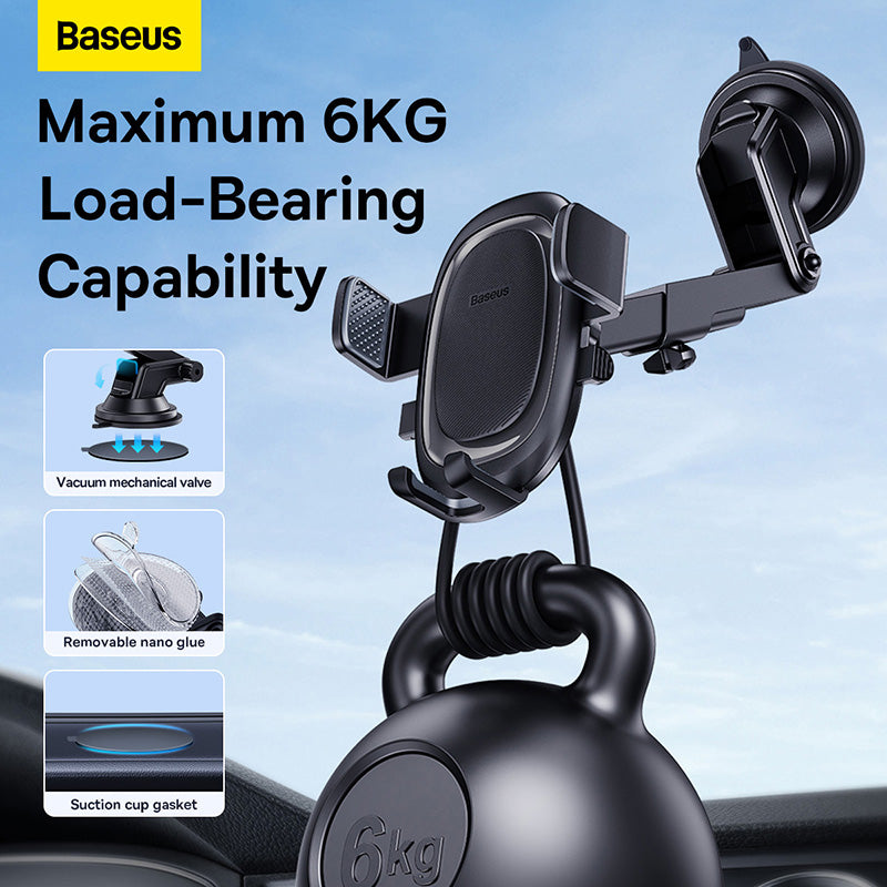 Baseus Ultra Control Pro Series Car Mount Set-Cluster Black