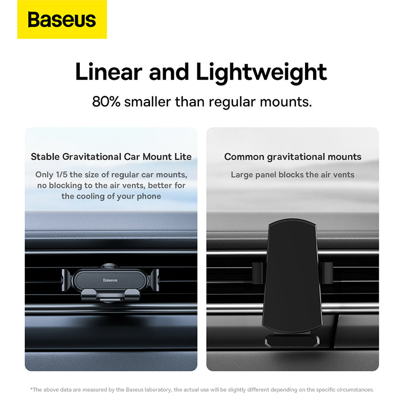 Baseus Stable Gravitational Car Mount Lite -Black