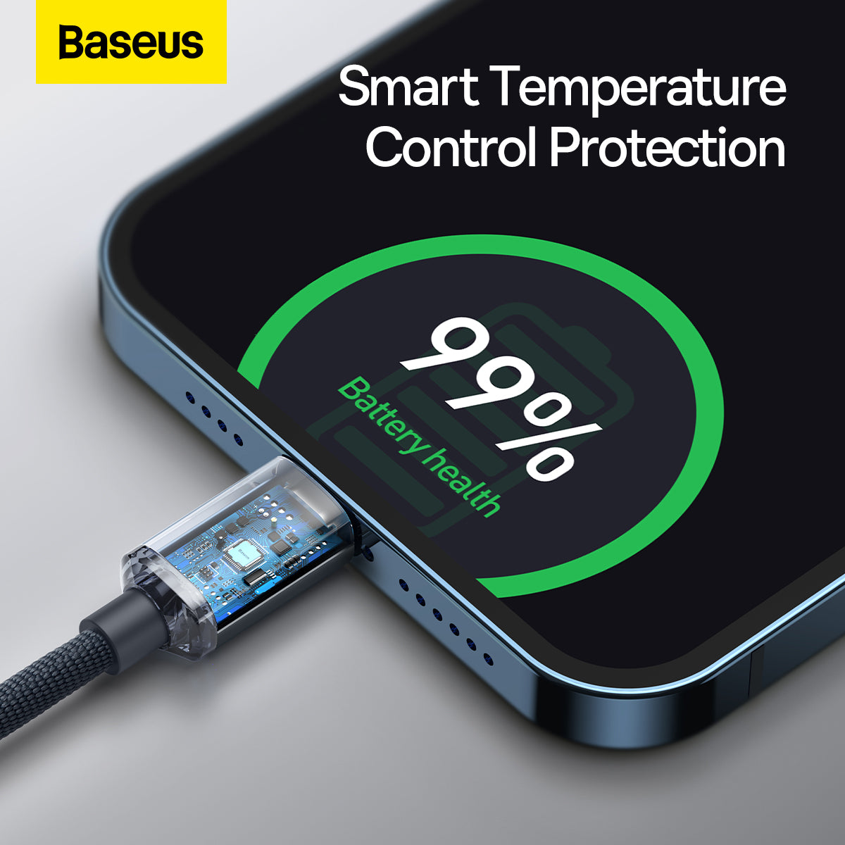 Baseus Crystal Shine Series Type-C to Lightning Charging Cable 20W 2M Black