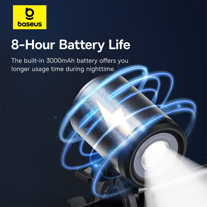 Baseus PrimeTrip Series Dual-Color Bike Light 2-in-1 Set Cosmic Black