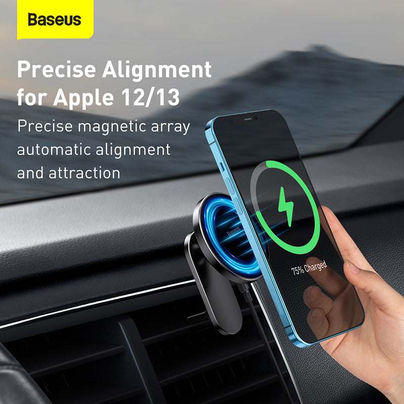 Baseus Big Energy Wireless Charging Car Mount 15W Black