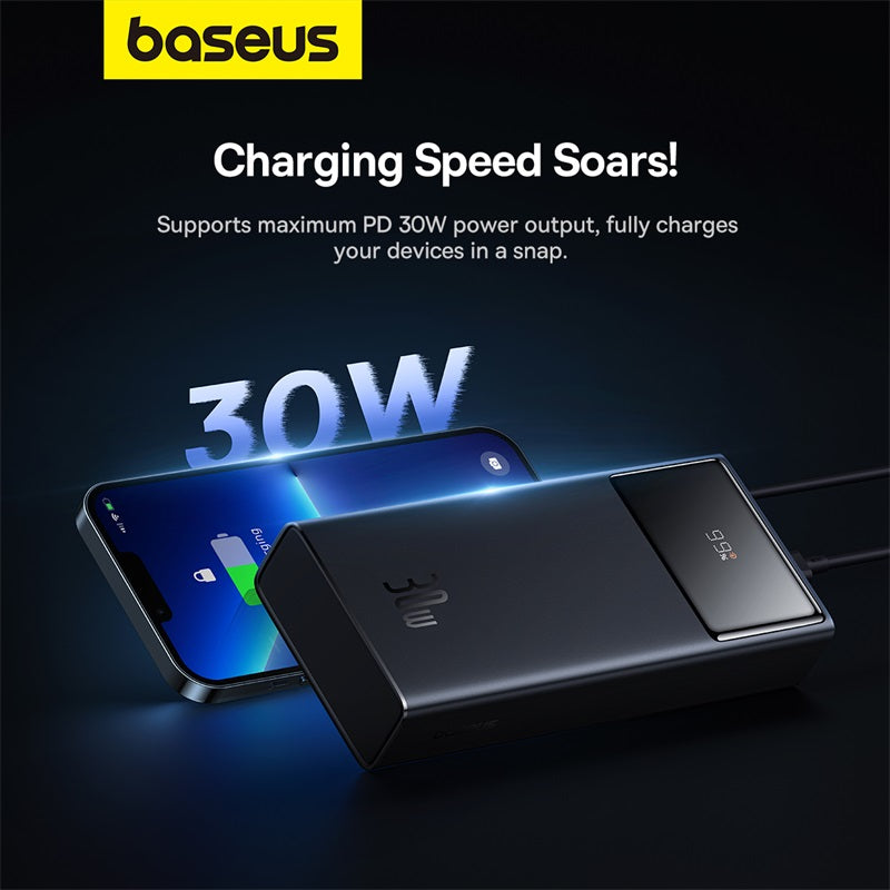 Baseus Star-Lord 20K 30W 4-Port Power Bank with Digital Display