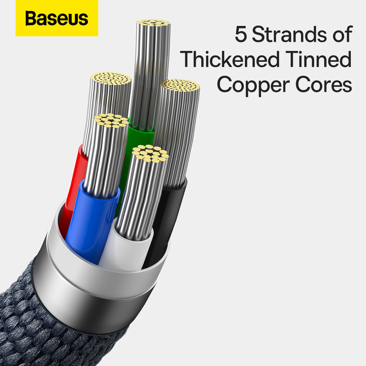 Baseus Crystal Shine Series Type-C to Lightning Charging Cable 20W 2M Black
