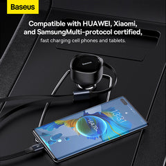 Baseus Enjoyment Pro 2-in-1 Car Charger