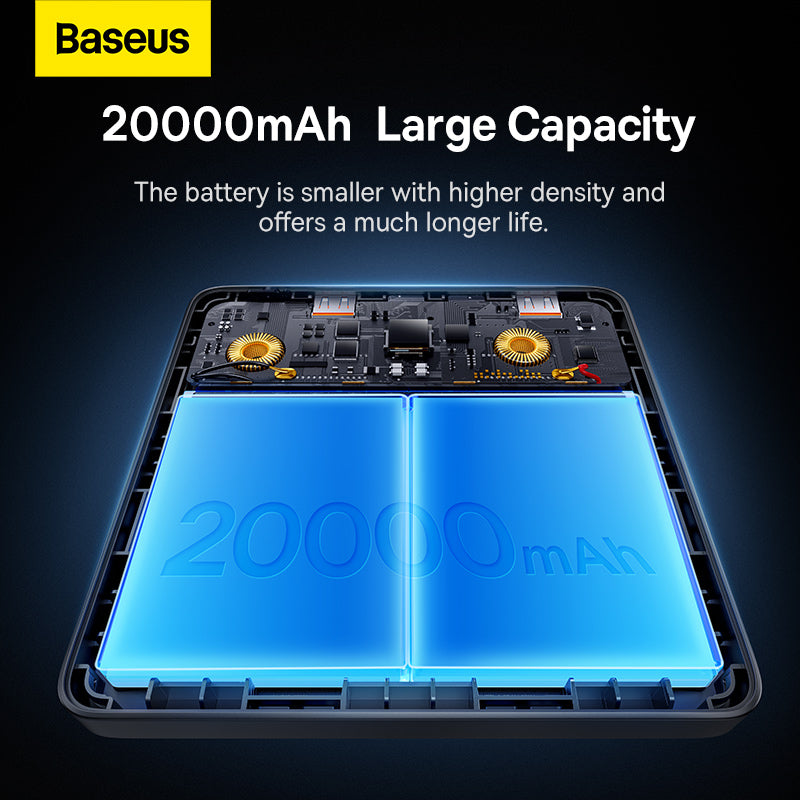 Baseus Blade Power 20K 100W 4-Port Power Bank with Digital Display (Black)