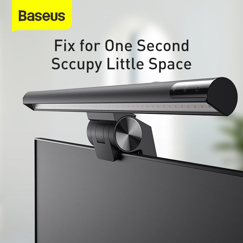 Baseus i-wok Series USB Stepless Dimming Screen Hanging Light (Youth) Black