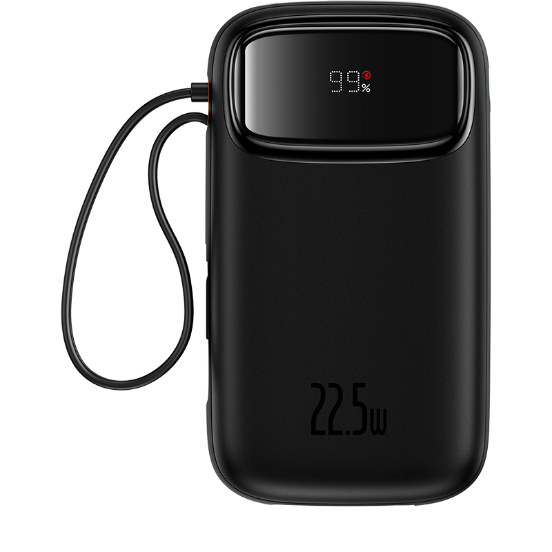 Baseus Qpow2 20K 22.5W Dual-Cable Digital Display 3-Port Power Bank