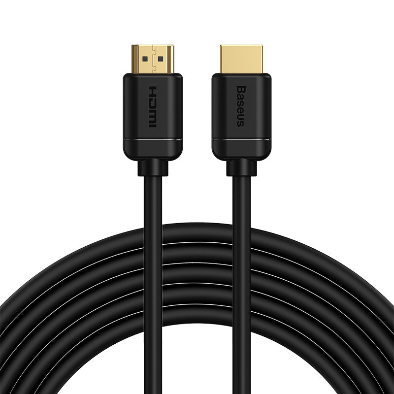 Baseus high definition Series HDMI To HDMI Adapter 1/5/8M Cable Black