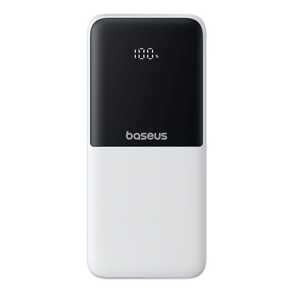 Baseus Lipow 10000mAh Dual-Cable Power Bank with Digital Display (Cosmic) – 22.5W Fast Charge, Built-in USB-C & Lightning