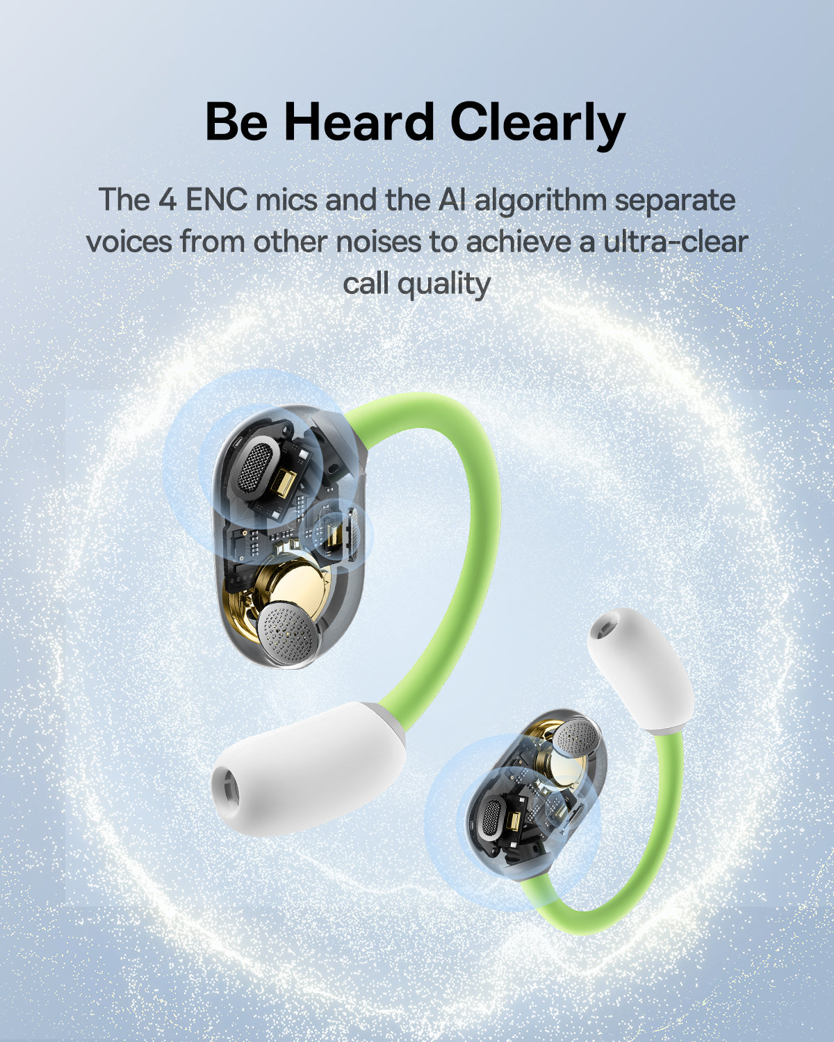 Baseus Eli Sport 1 Open-Ear TWS Earbuds Cosmic Black