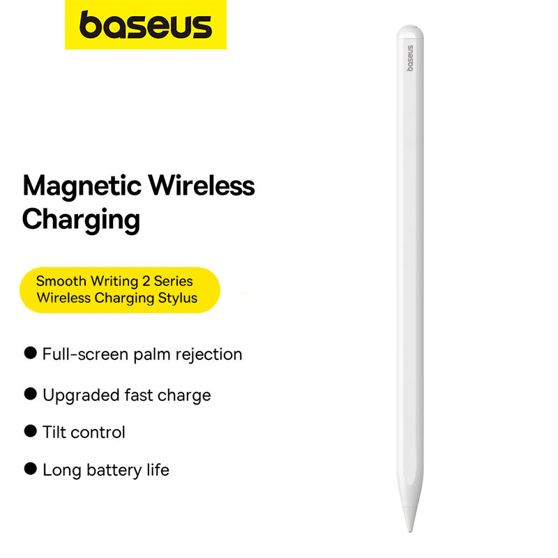 Baseus Smooth Writing 2 Series Stylus with LED Indicators-Moon White
