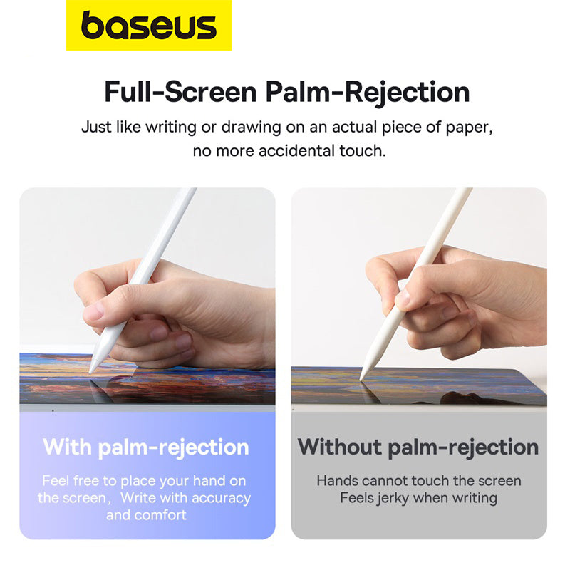 Baseus Smooth Writing 2 Series Stylus with LED Indicators-Moon White