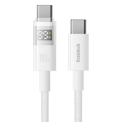 Baseus Display 2 Fast Charging Data Cable USB-C to USB-C 1M&2M 100W – Black