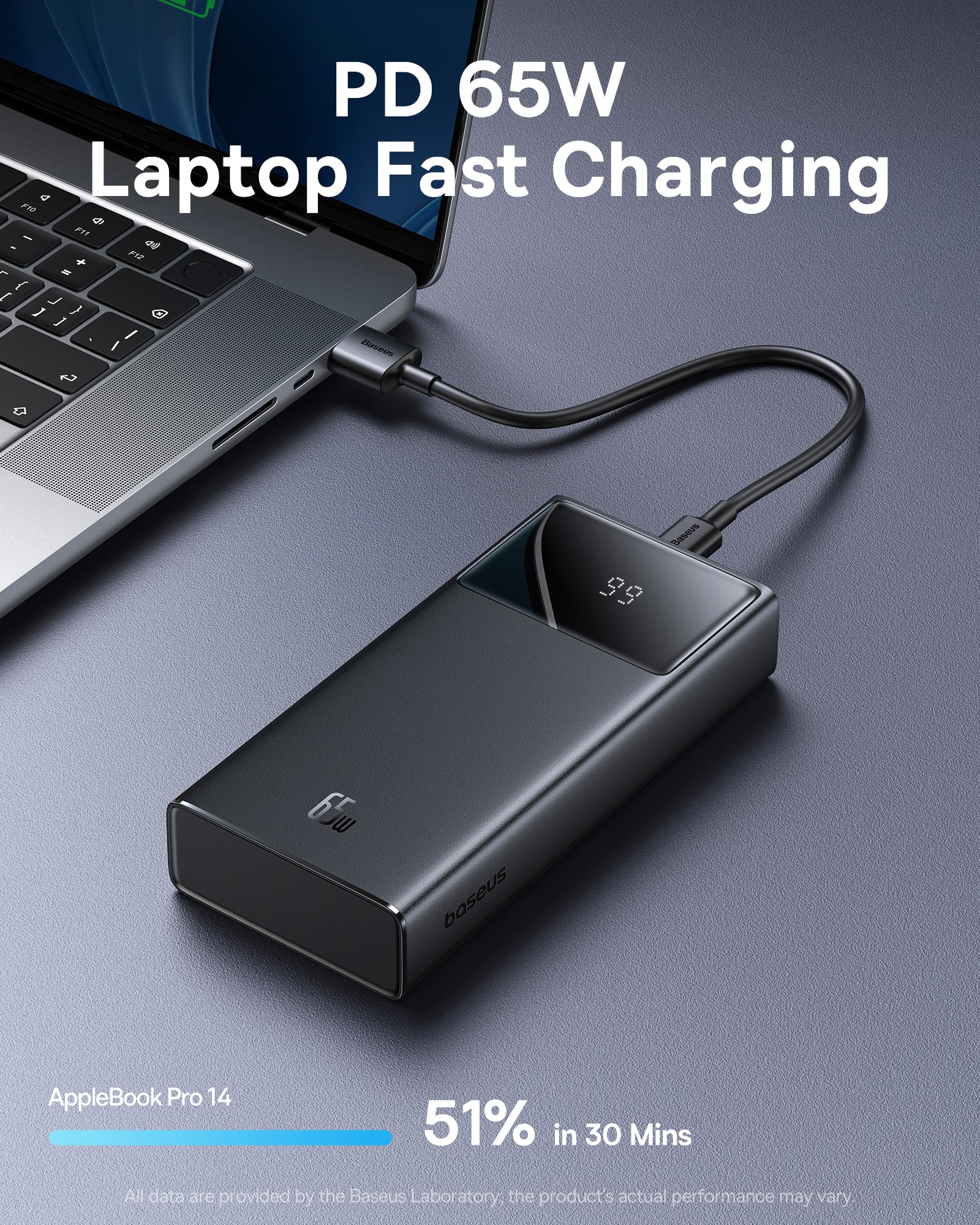 Baseus Star-Lord 20K 65W 4-Port Power Bank with Digital Display