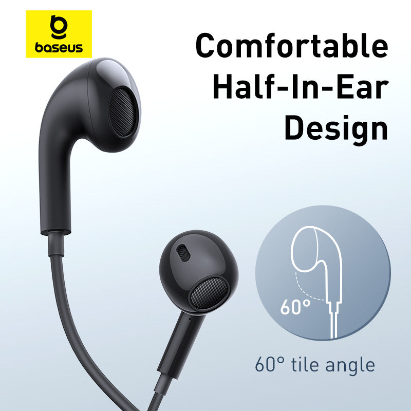 Baseus Encok CZ17 Semi-In-Ear Wired Earphones