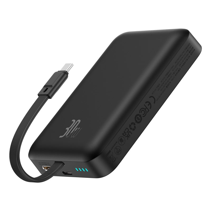 Baseus Magnetic Mini 10K 30W Wireless Charging Power Bank with Charging Cable
